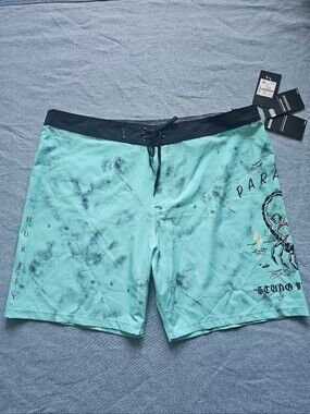 Hurley Phantom Paradise Scorpion Board Shorts Size 38 NWT Surf Swim Beach